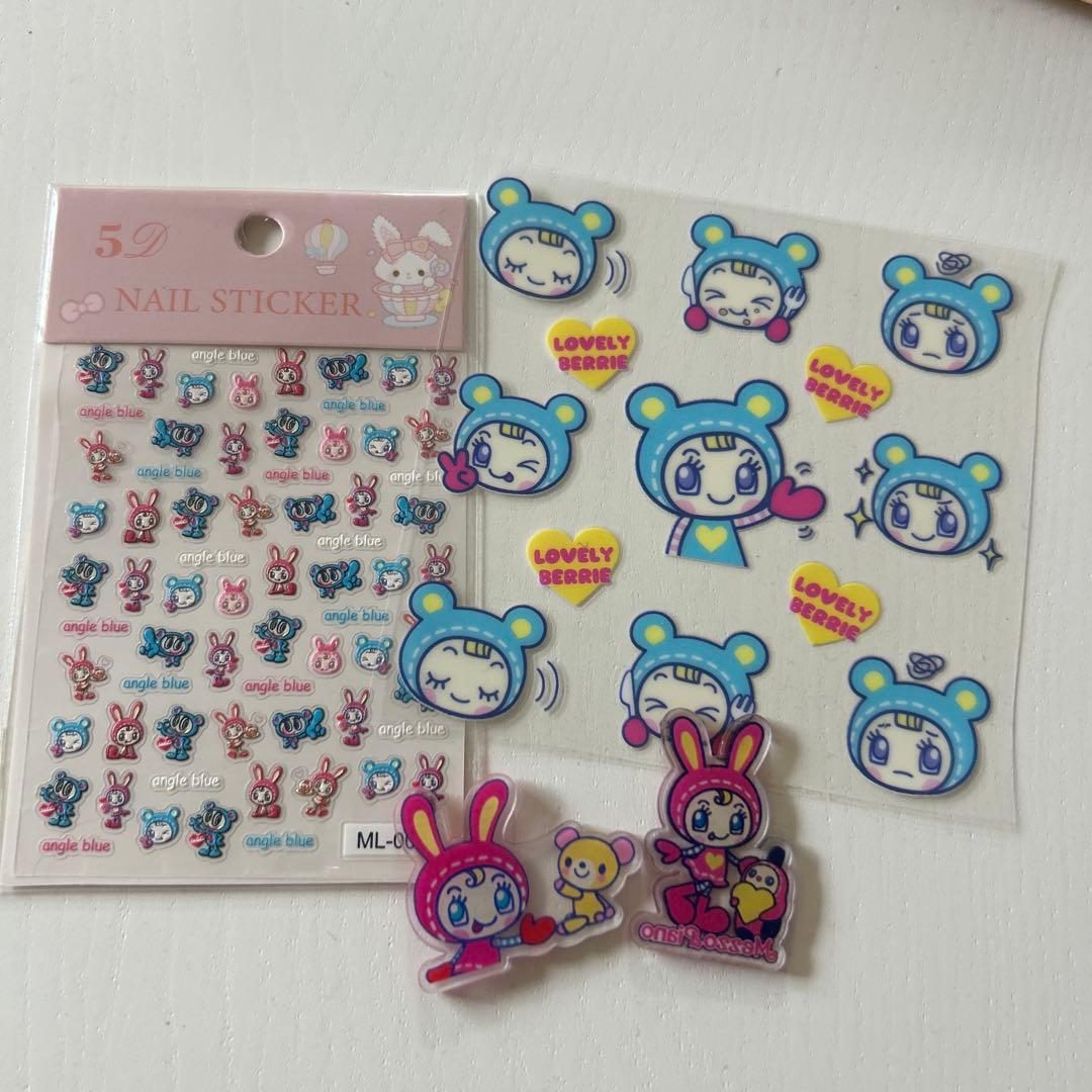 メゾピアノ ベリエちゃん ネイルシール ナルミヤキャラクター ナカムラ