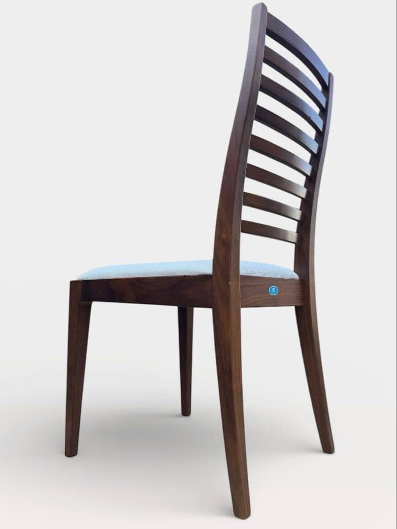 ②秋田木工 IDC大塚家具 ダイニングチェア ラダーバック 曲げ木 2脚