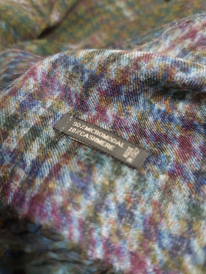 ファリエロ サルティ　Faliero Sarti　ストール　千鳥格子　グラデ