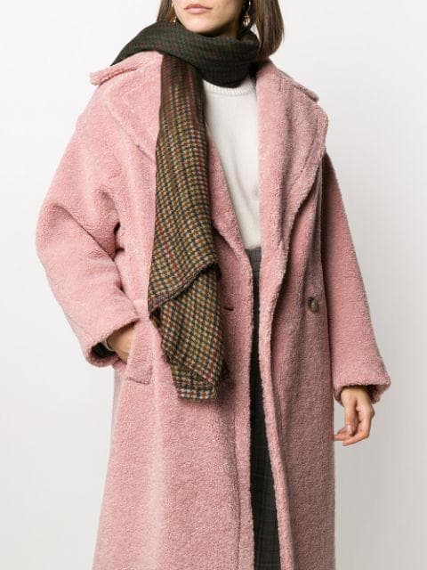 ファリエロ サルティ　Faliero Sarti　ストール　千鳥格子　グラデ