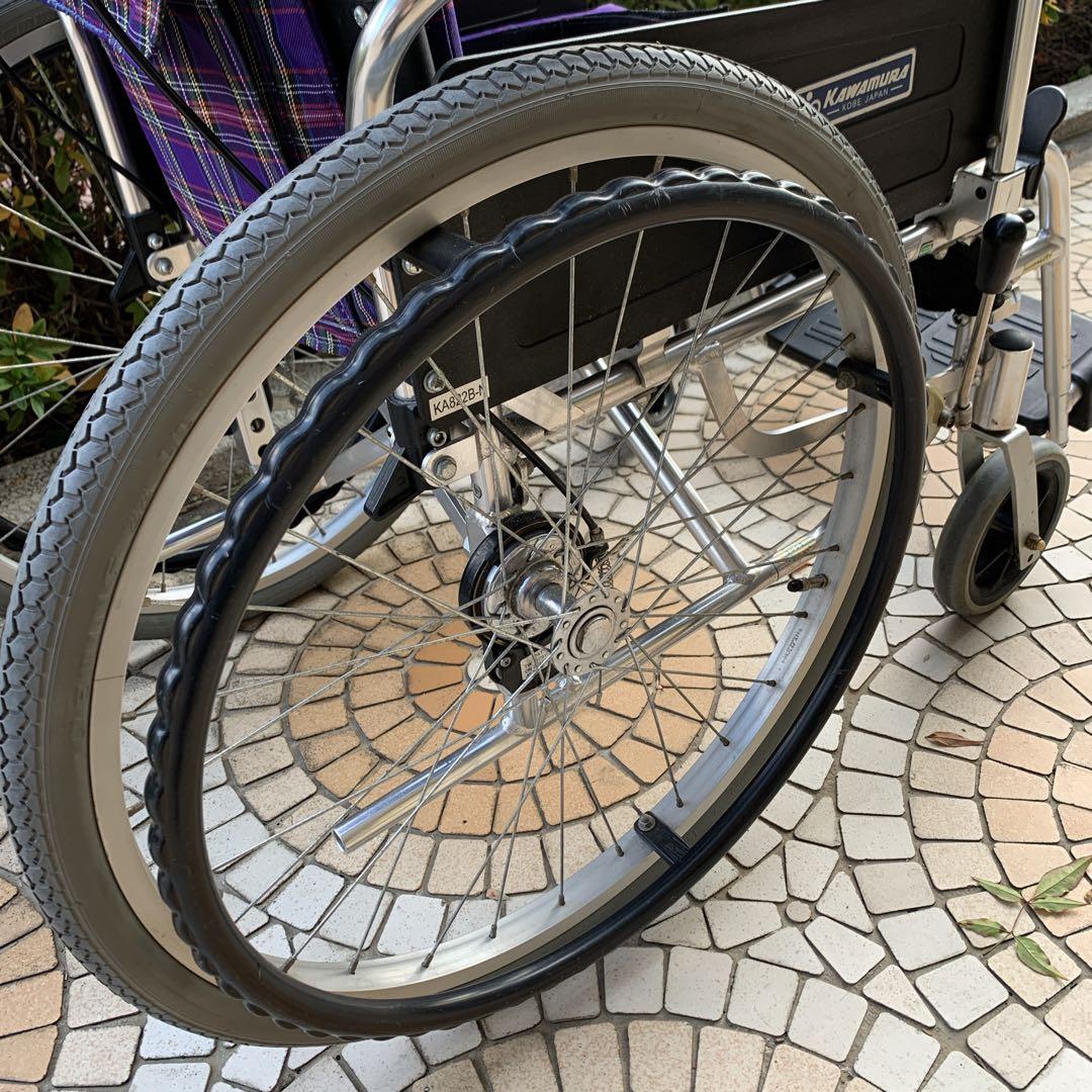 全国送料無料　KAWAMURA　簡易モジュール　多機能　自走・介助兼用　車椅子