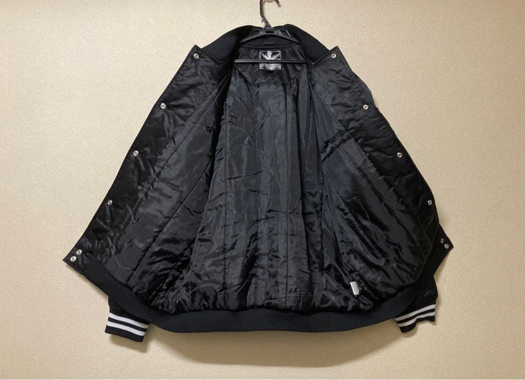 nitraid スタジャン ブラック XL スタジアムジャンパー ジャケット