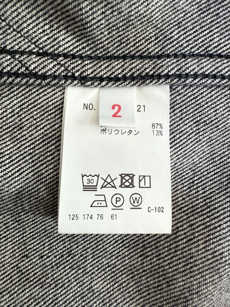 【ハリウッドランチマーケット】デニムジャケット　ブラック　Mサイズ