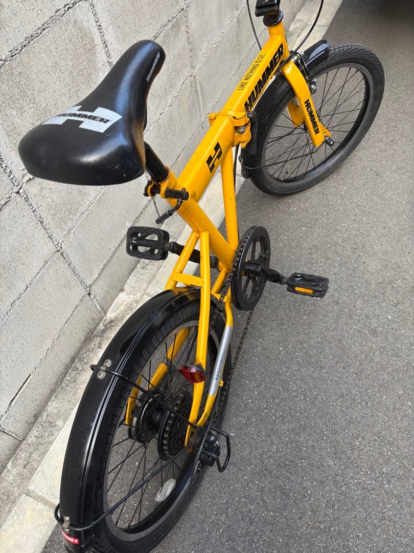 HUMMER 自転車　黄色