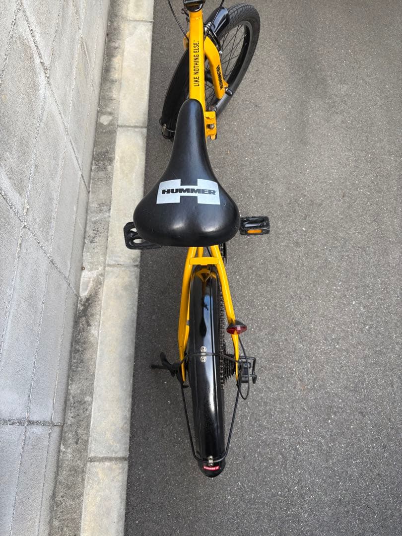 HUMMER 自転車　黄色