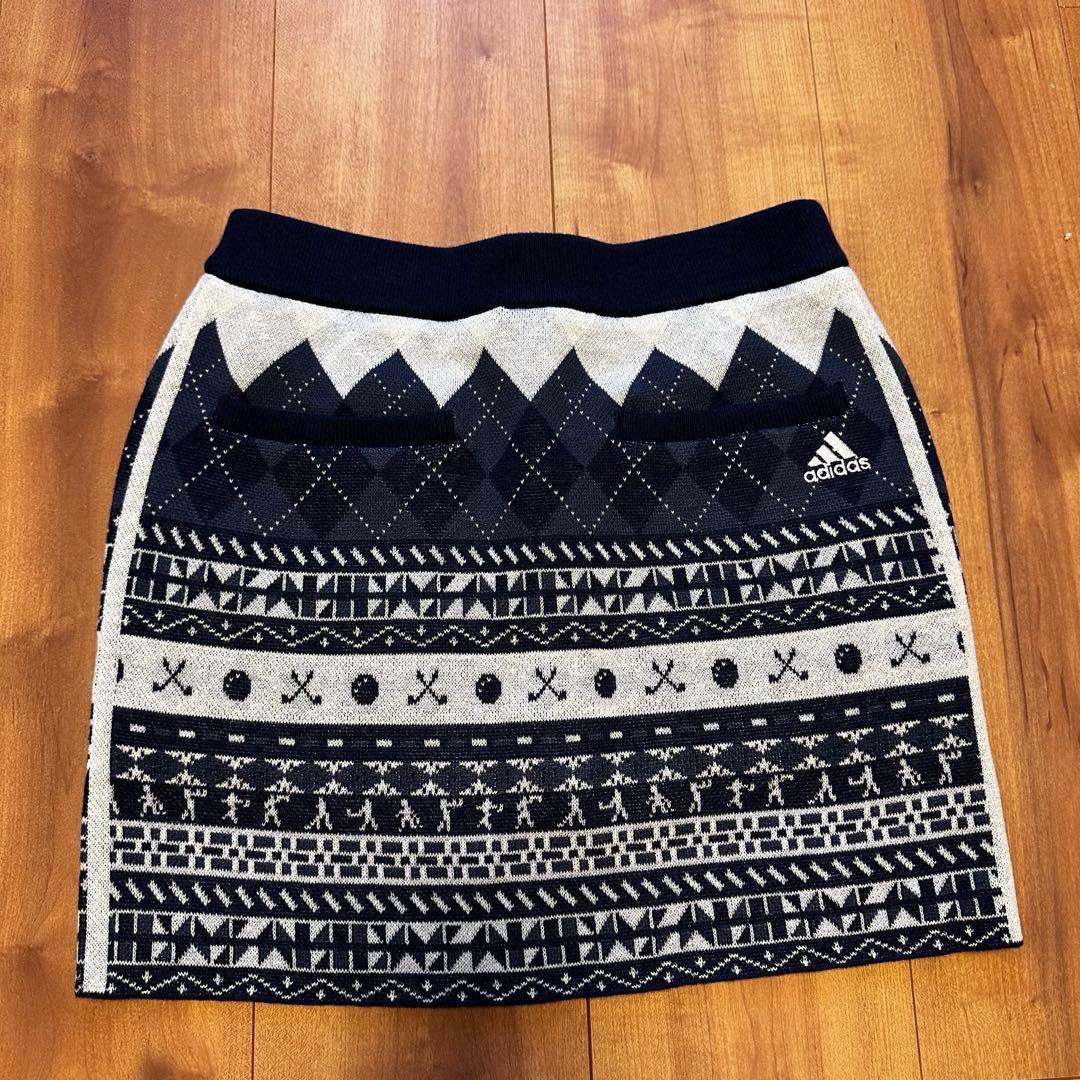 長袖 ニット セーター 巻きスカート セットアップ 秋冬 ウール混