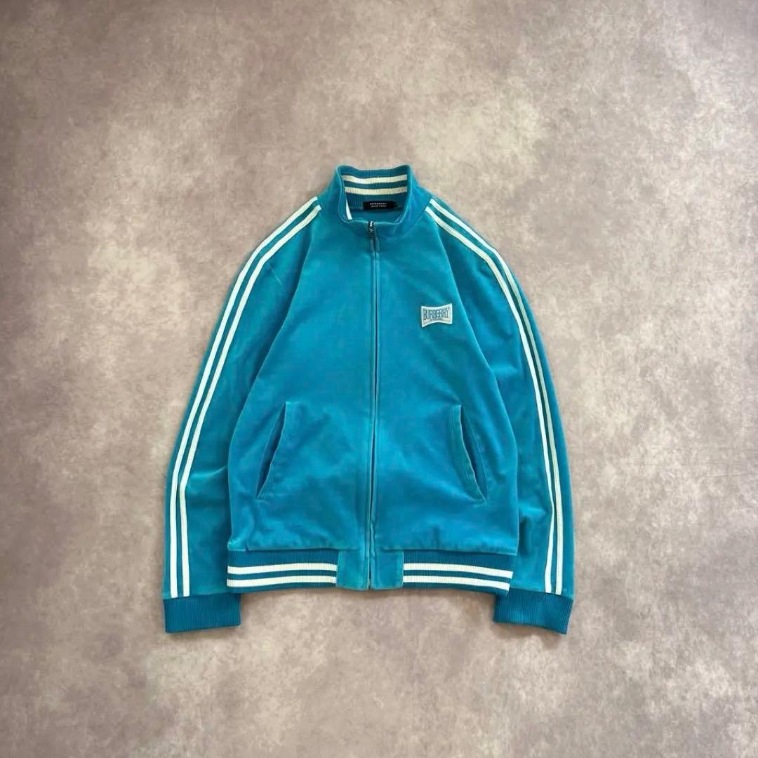 archive BURBERRY トラックジャケット ベロア y2k 平成 - メルカリ
