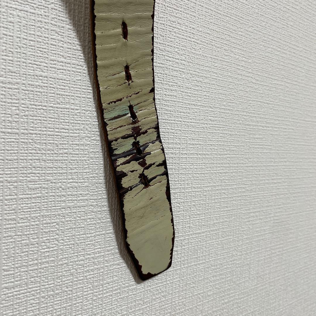 HTC 5連ピラミッド スタッズ W32 レザー ベルト 茶芯 ピラミッドベルト