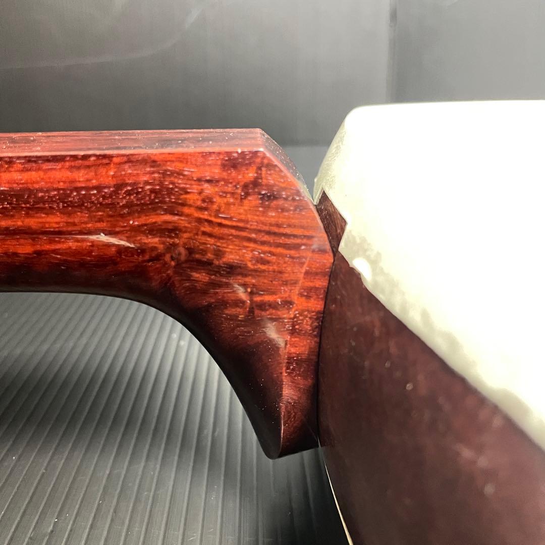 【職人技フルメンテ済み】 津軽三味線 トチ棹 一本溝 紅木 超重量 美品