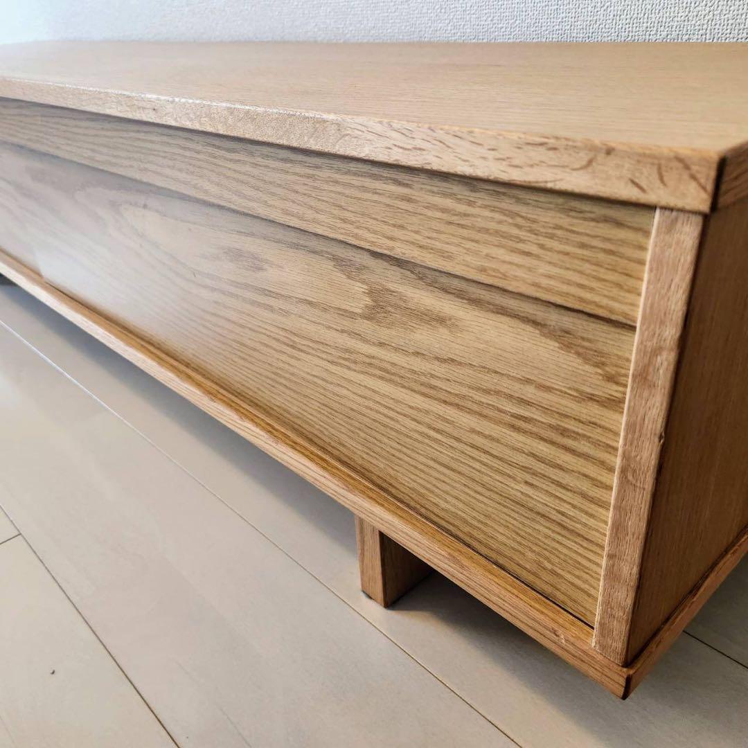 無印良品】 テレビボード AVボード テレビ台 オーク材 廃盤 幅150cm