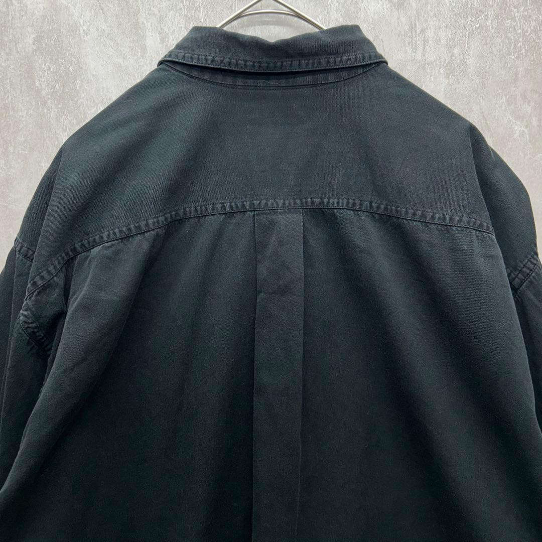 名作】田中オム コムデギャルソンオム 銀タグ 製品染め ワイドシャツ