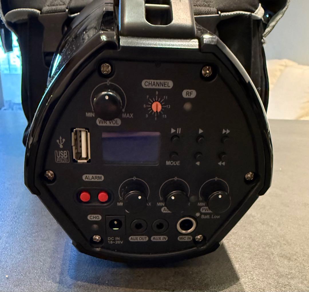 サンワサプライ　ワイヤレスマイク機能付き拡声器スピーカー MM-SPAMP3