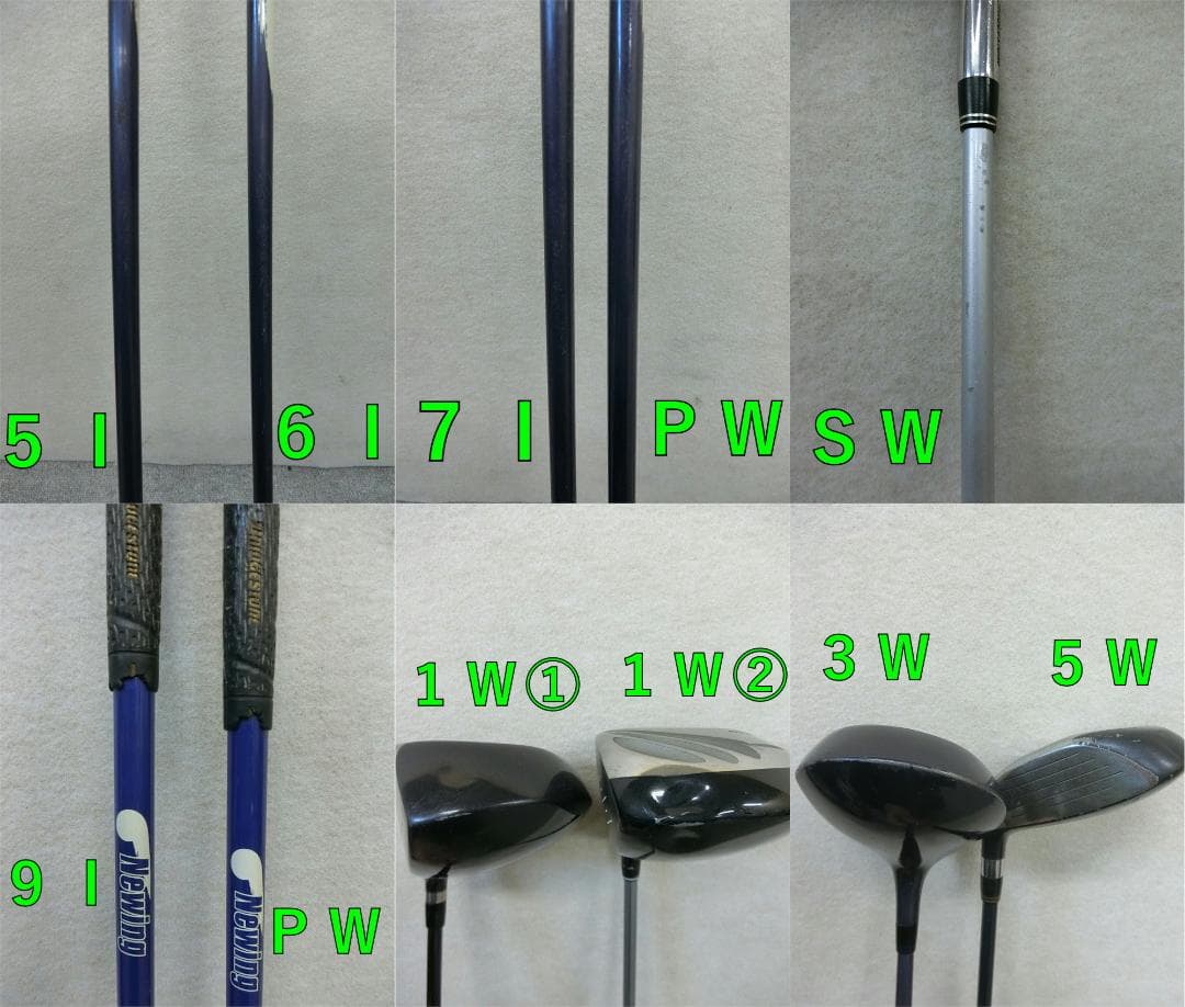 b660 初心者歓迎 ツアーステージ等メンズゴルフ１２本セット※Ｄｒ２本入り