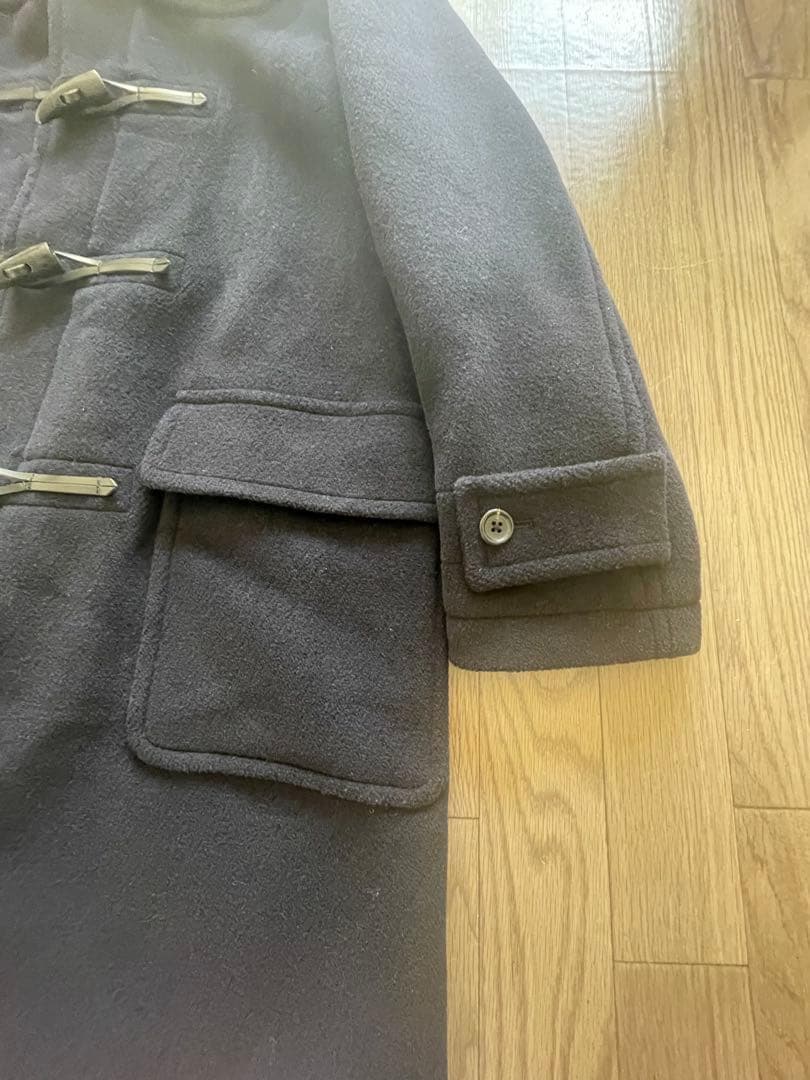 ＬサイズJ.PRESS ダッフルコート日本製 ネイビー フード付 ジェイプレス