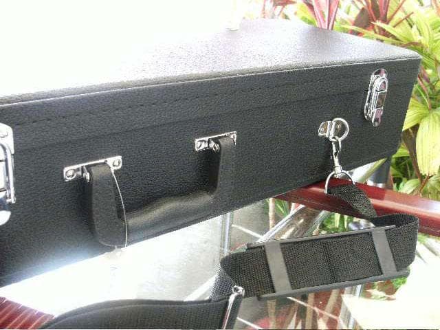 新品未使用(送料無料)11.980円　沖縄三線専用　二丁入ふかふかハードケース