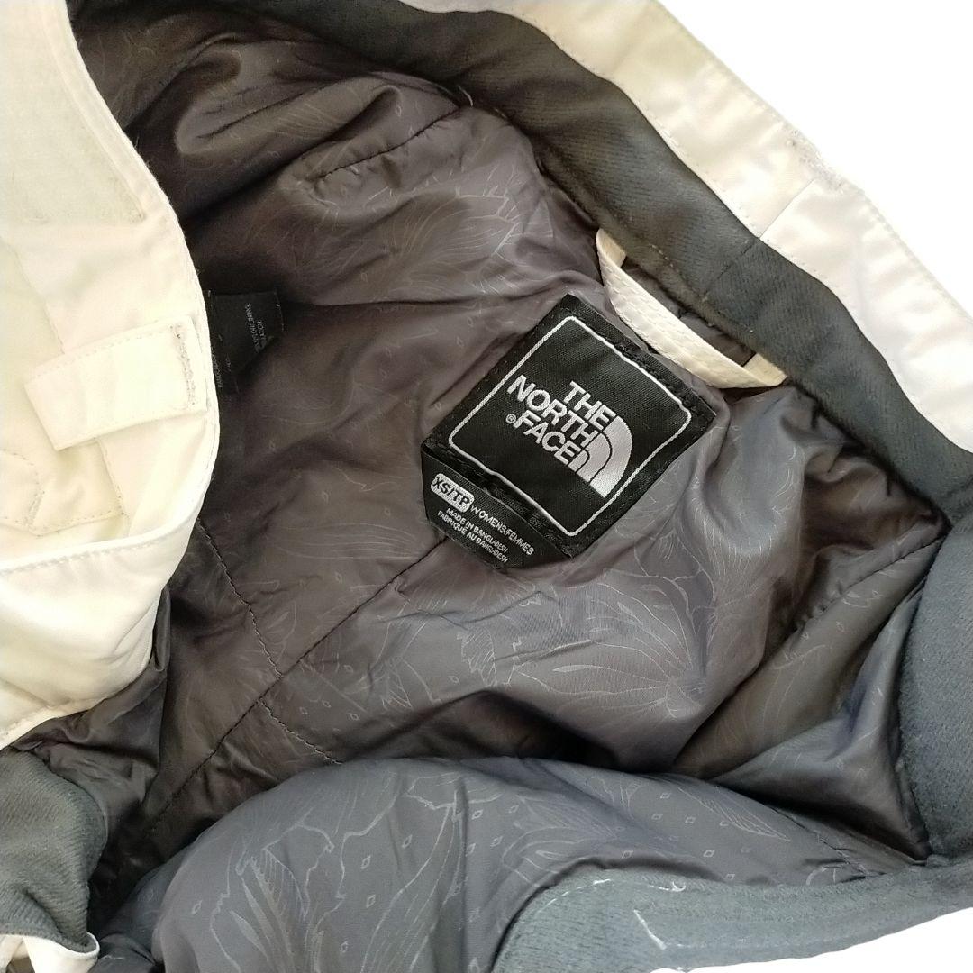 【高機能】US ノースフェイス HYVENT 白 スノーボード パンツ XS