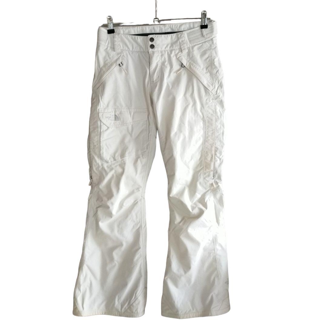 【高機能】US ノースフェイス HYVENT 白 スノーボード パンツ XS