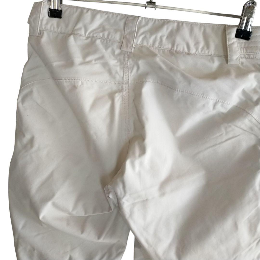 【高機能】US ノースフェイス HYVENT 白 スノーボード パンツ XS