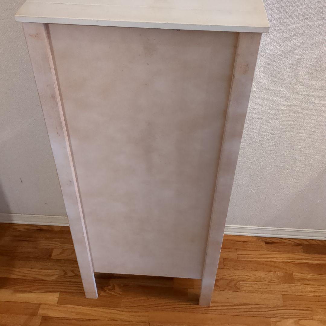 値下げ！【引き取り限定】ナチュラル　収納キャビネット　白　飾り棚　アンティーク