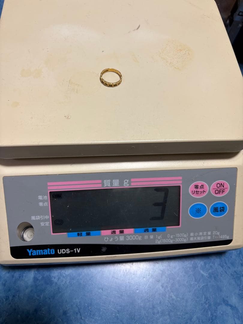 カラベラページ　K18 3g 指輪