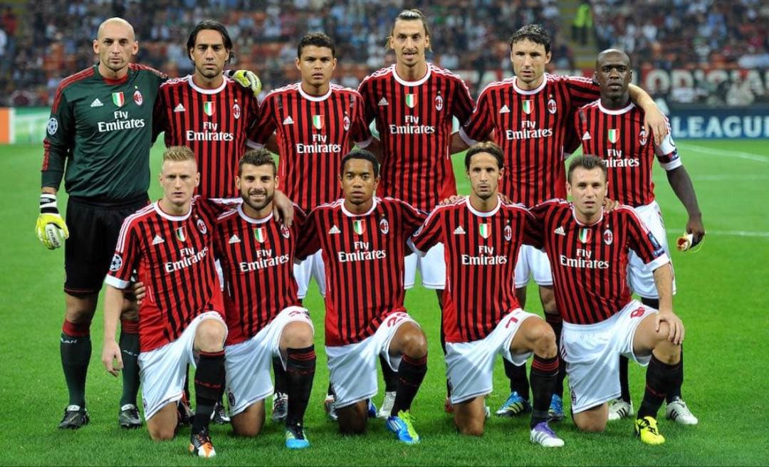 サッカー ACミラン 11/12 ネスタ #13 ユニフォーム