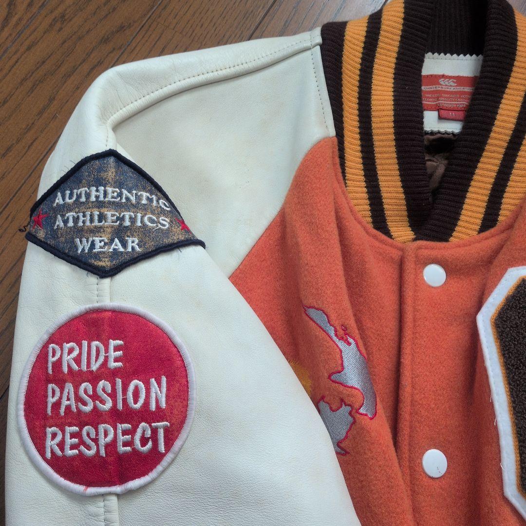 Canterbury スタジャン オレンジ/ホワイト