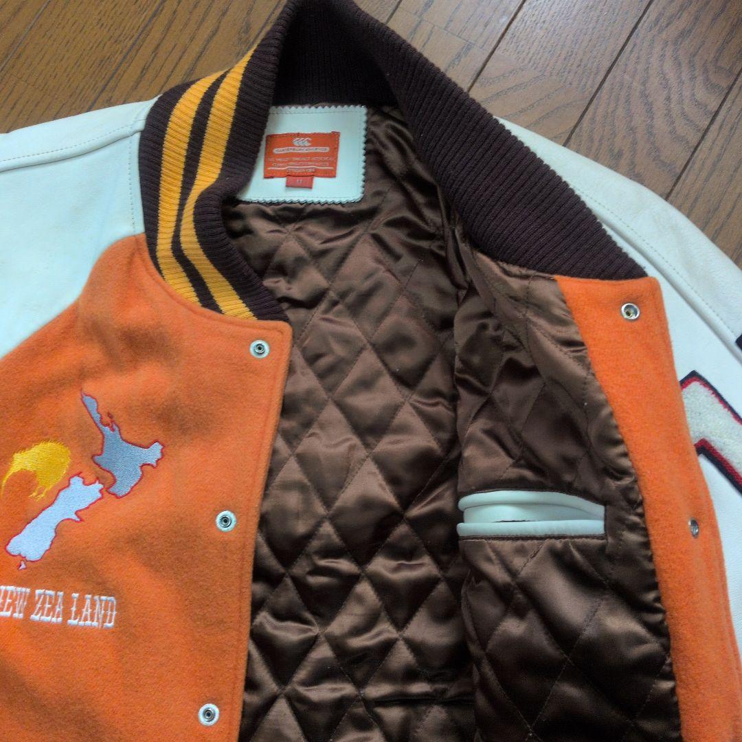 Canterbury スタジャン オレンジ/ホワイト