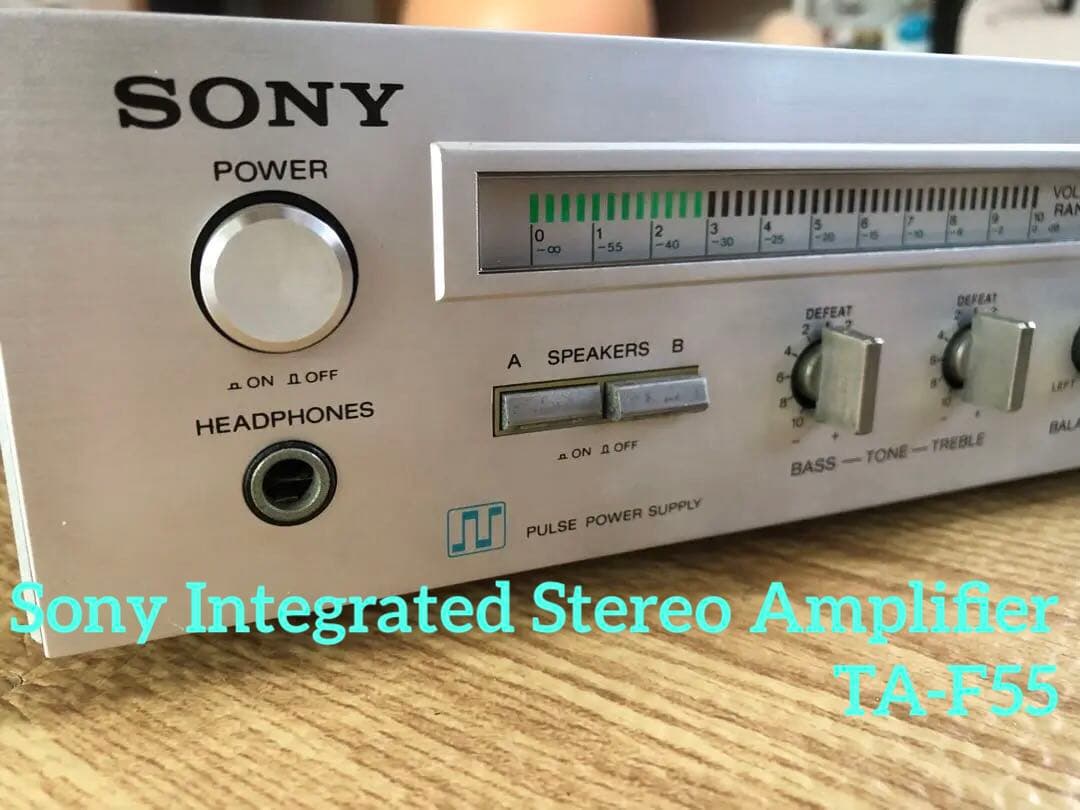 Sony プリメインアンプTA-F55 動作確認済み