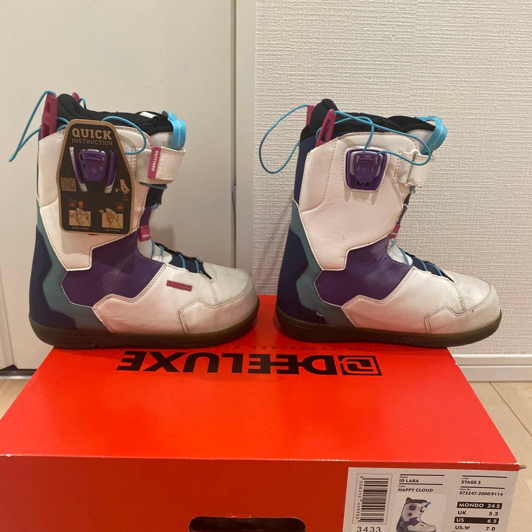 【即日発送】DEELUXE ID LARA 24.5cm 22-23モデル