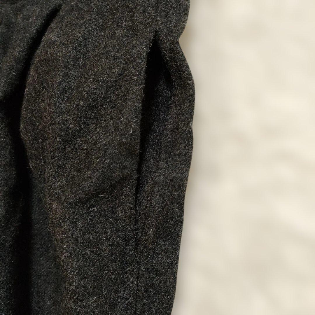 solamonat poche オーバーオール サロペット ダークグレー ウール