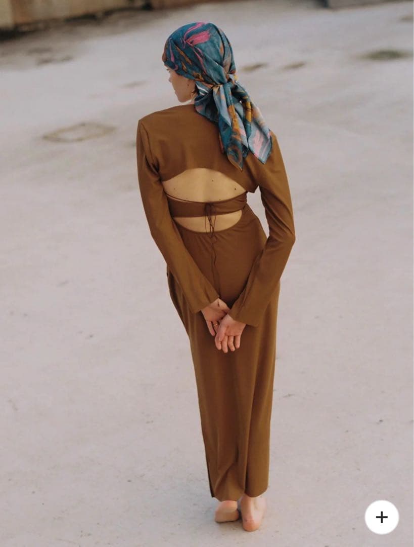 【新品未使用】TRIO LONG DRESS SWIMWEAR Mサイズ