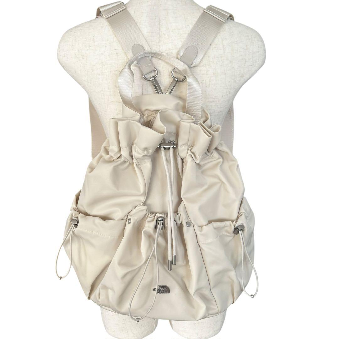 25AW新作 韓国限定 ノースフェイス ボニーパック M クリーム 4way