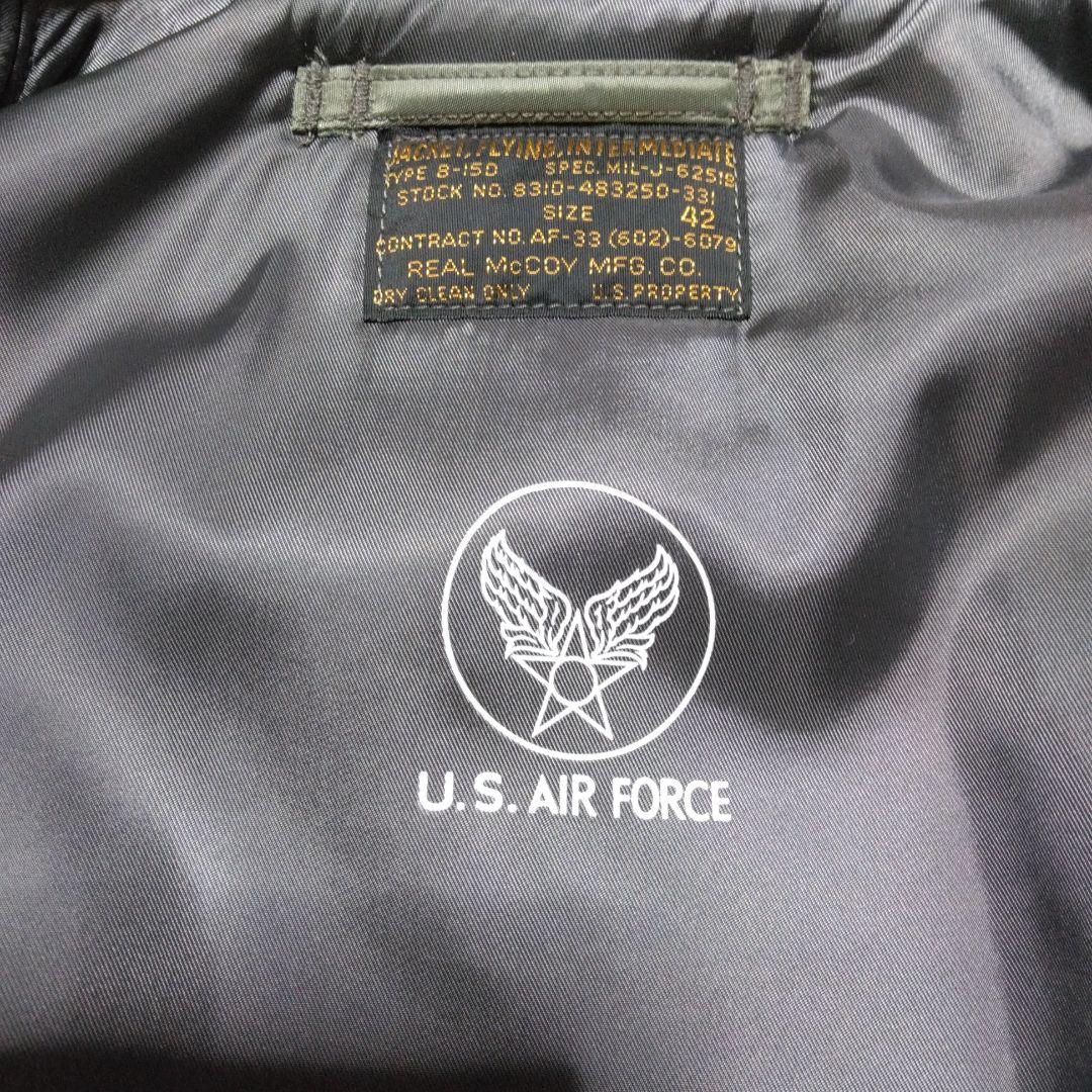 新品未使用品 THE REAL McCOY'S リアルマッコイズ B-15D