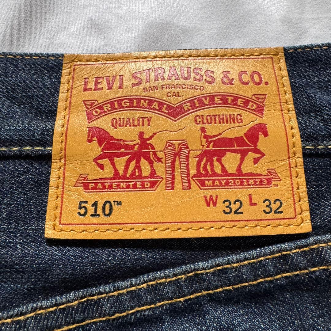 ジュンヤワタナベ　リーバイス　バティック柄裏地 リーバイスダメージ加工デニム　M