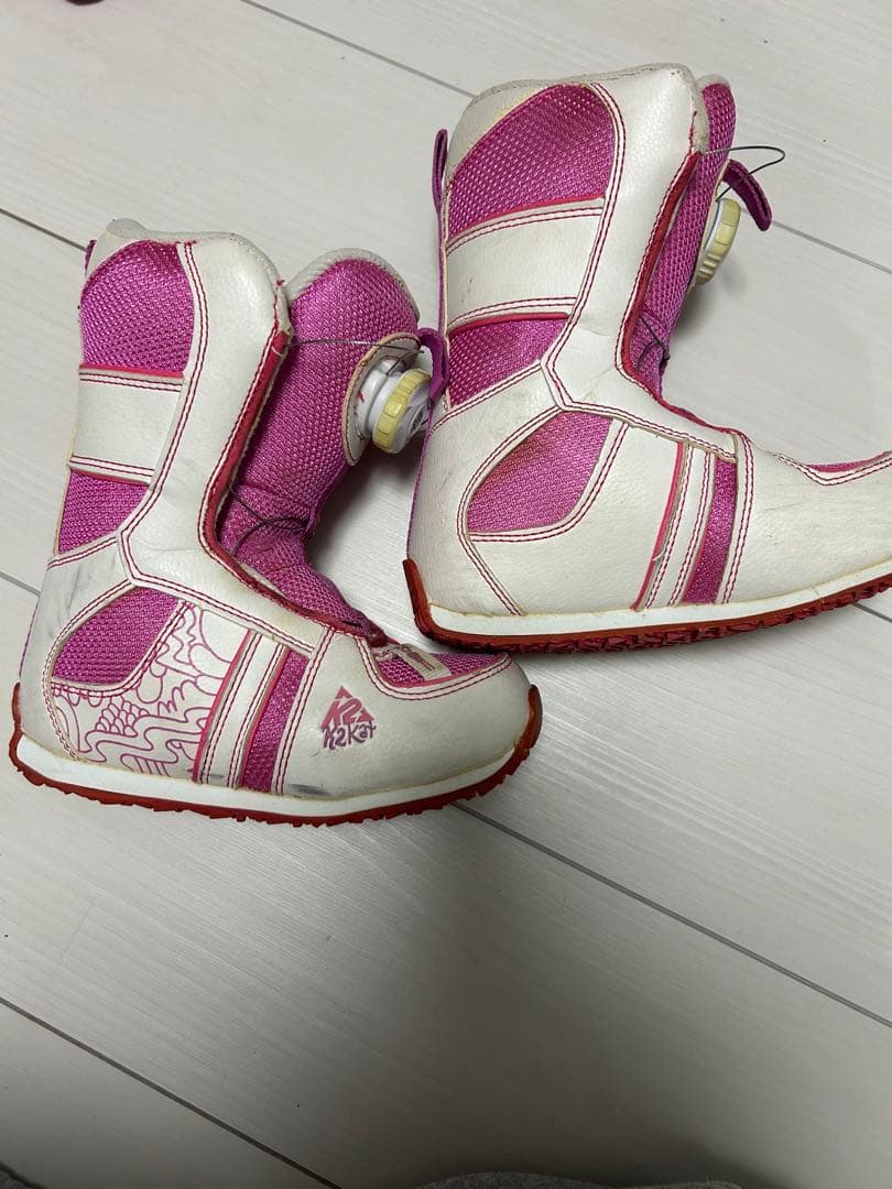 K2 スノーボードセット ピンク/パープル　キッズ