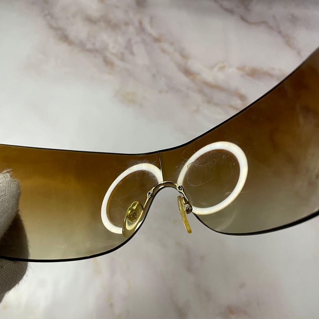 PRADA プラダ フルフレーム Y2K シールド モード サングラス レア