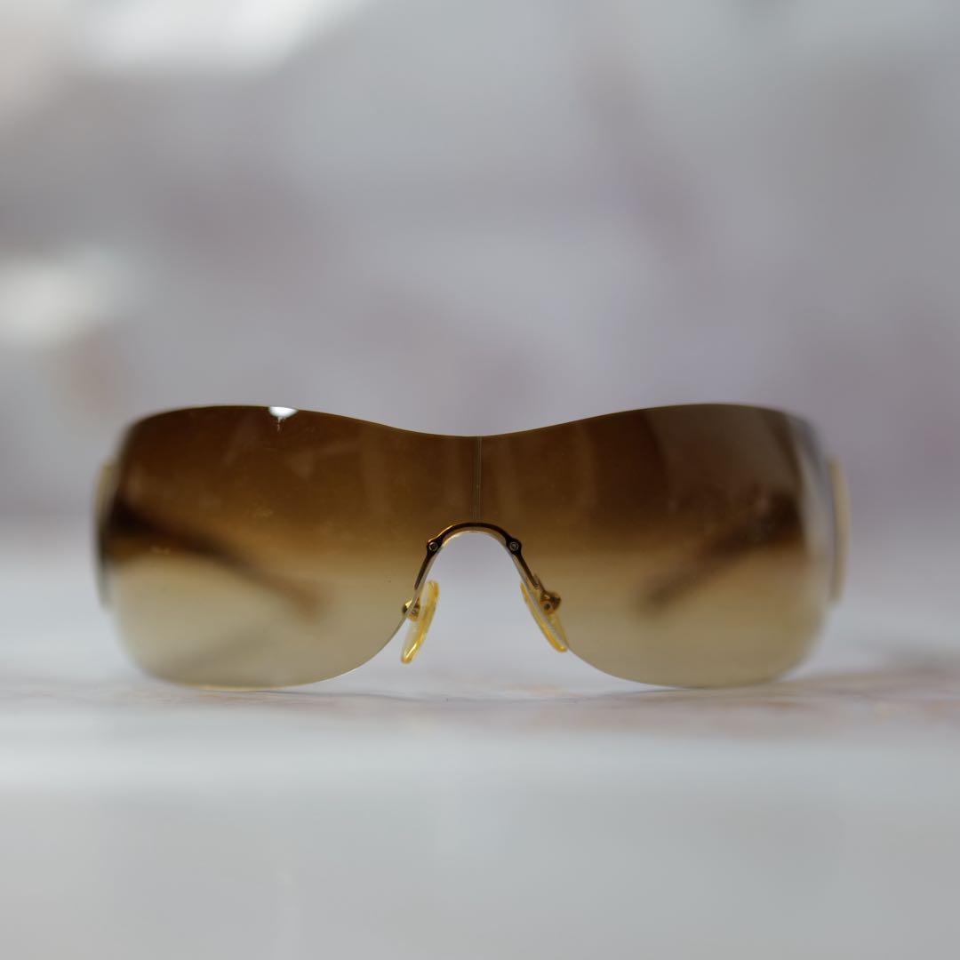 PRADA プラダ フルフレーム Y2K シールド モード サングラス レア