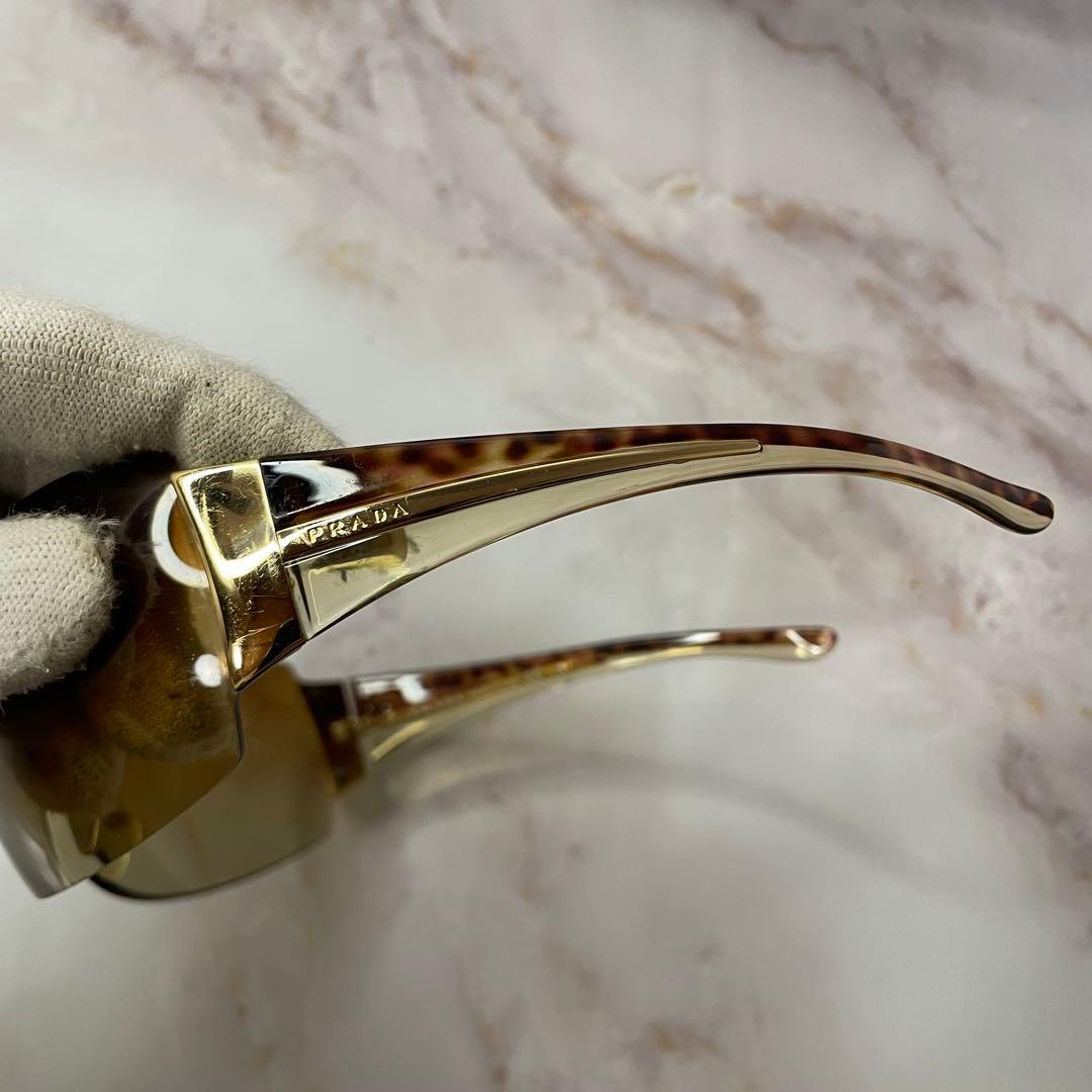 PRADA プラダ フルフレーム Y2K シールド モード サングラス レア