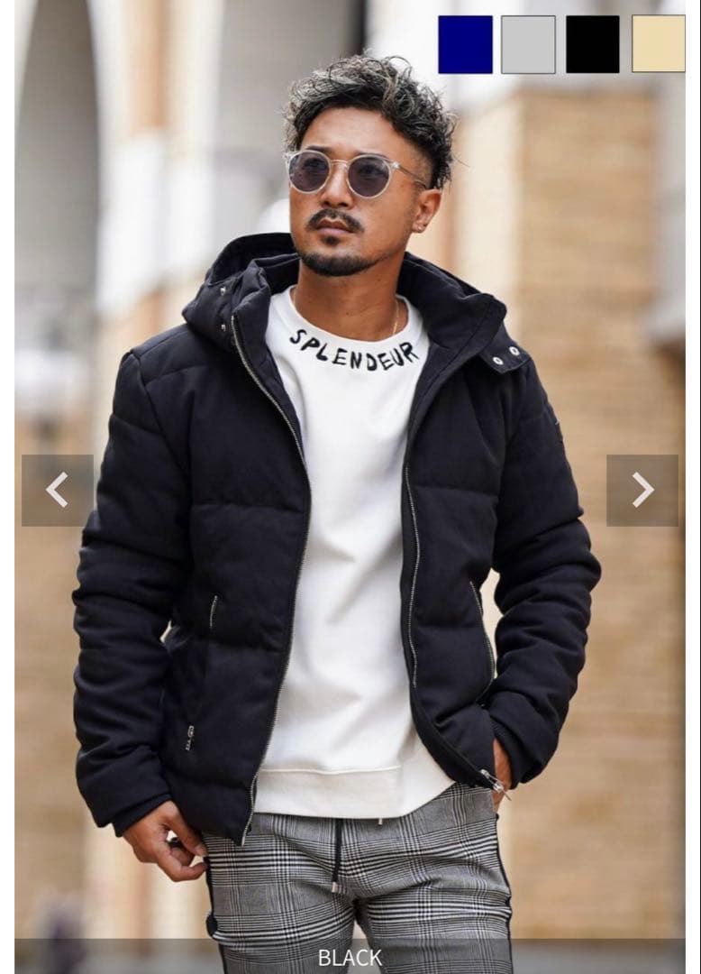 アダムスジャグラー ダウンジャケット値下げしました！ - メルカリ