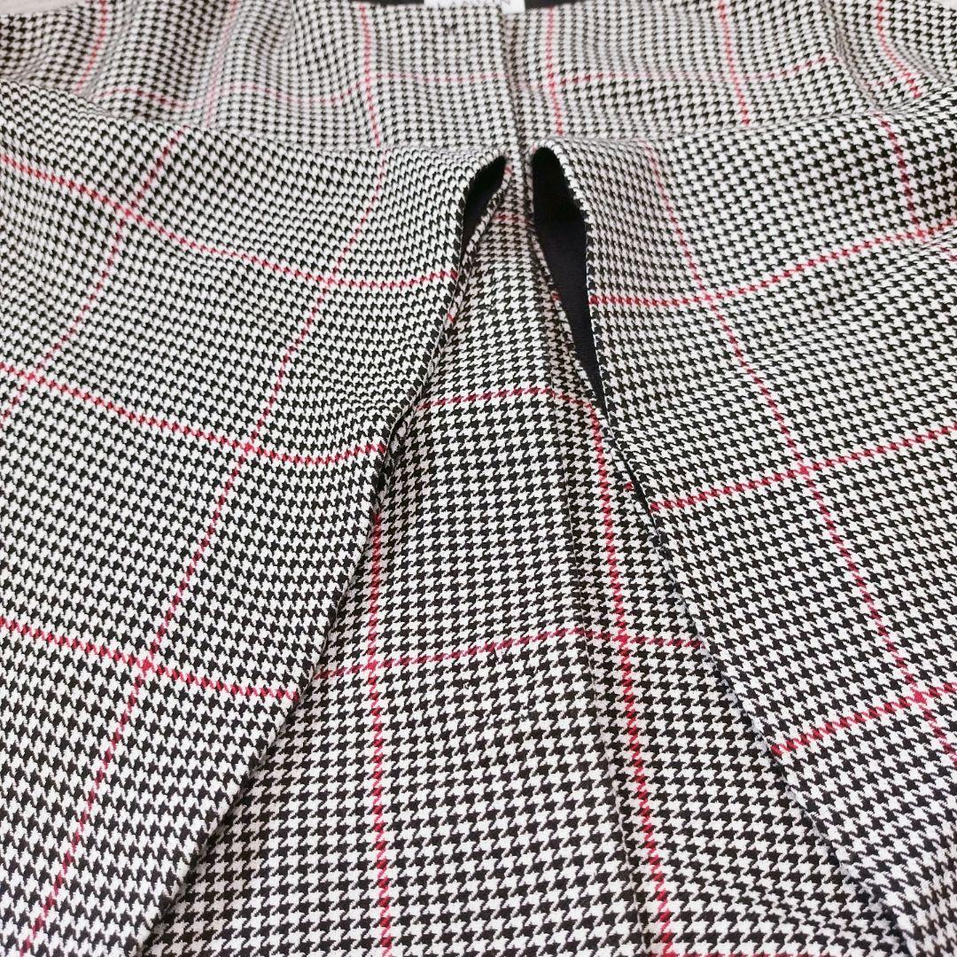 【極美品】ランバンオンブルー ポンチョ風コート 千鳥柄 チェック レリアン