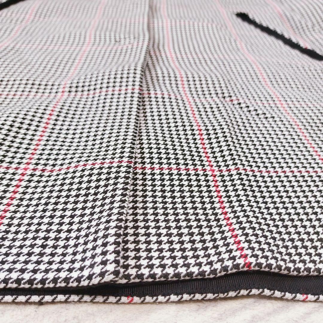 【極美品】ランバンオンブルー ポンチョ風コート 千鳥柄 チェック レリアン