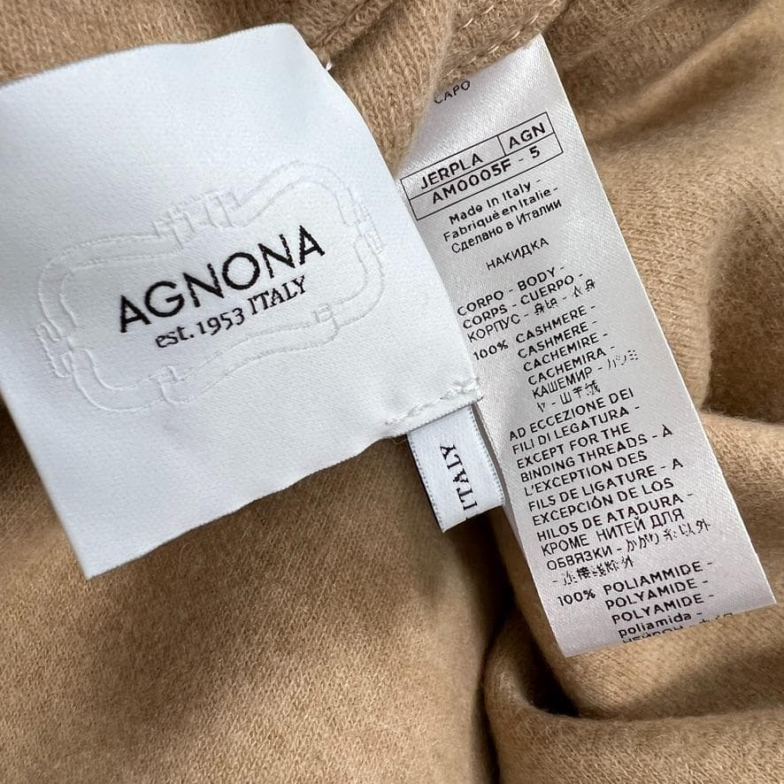 極美品★AGNONA★ミンク★ファー★カシミヤ100★ケープコート