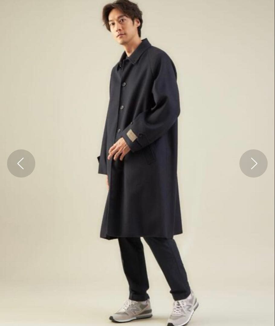 グリーンレーベルリラクシング　S140 Wビーバー リバー ステンカラーコート