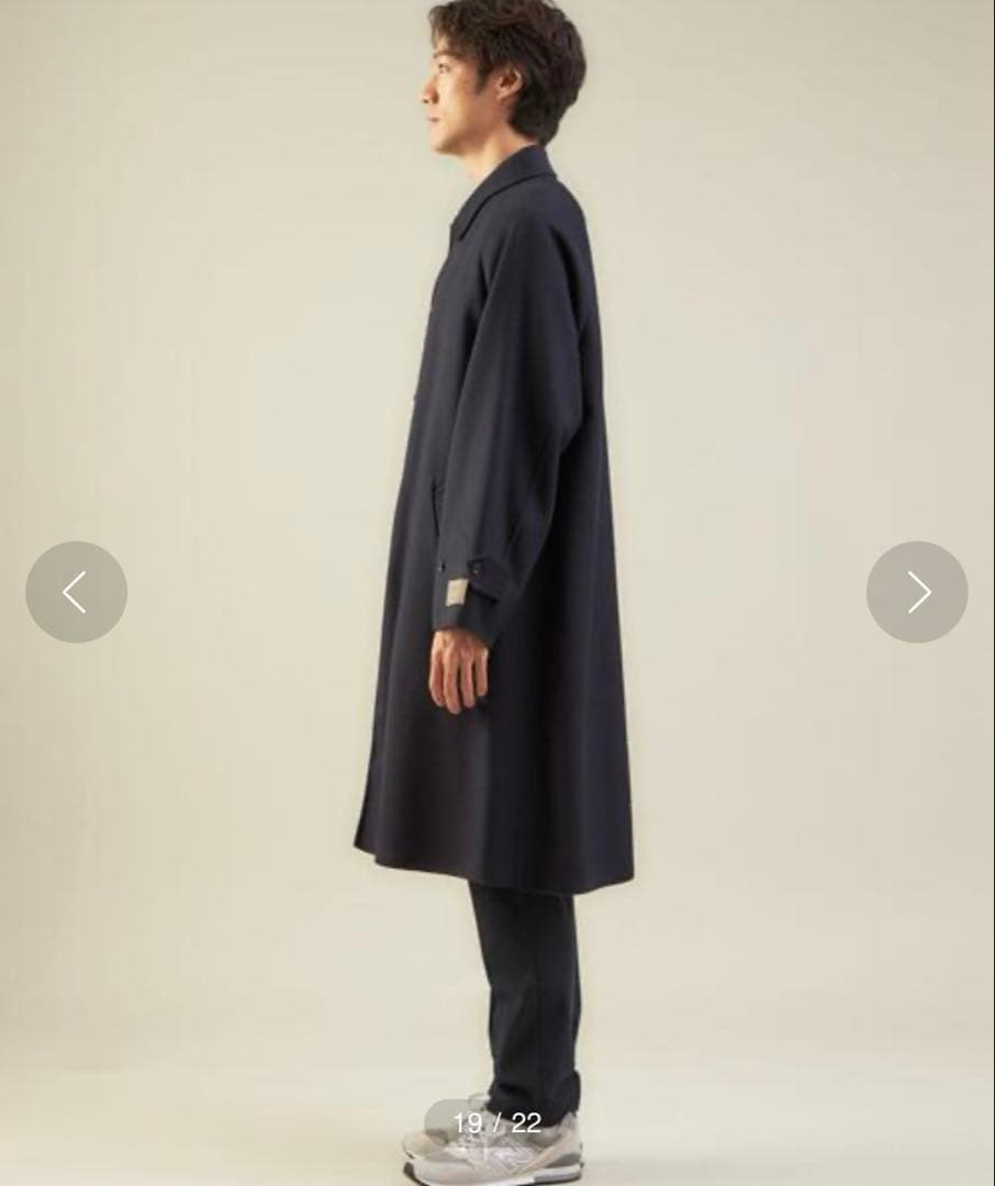 グリーンレーベルリラクシング　S140 Wビーバー リバー ステンカラーコート