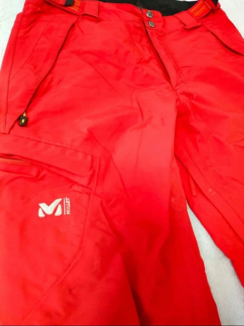 MILLET GORE-TEXスキーウェア上下セット 赤青Mサイズ　ミレー
