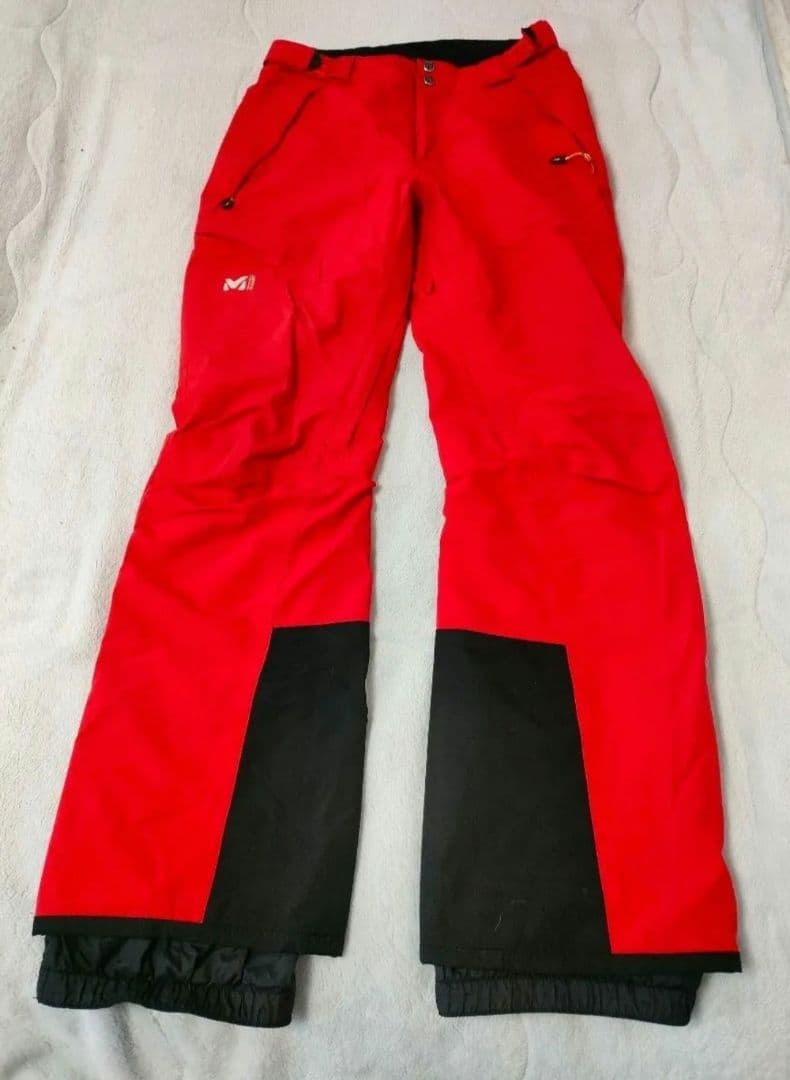 MILLET GORE-TEXスキーウェア上下セット 赤青Mサイズ　ミレー