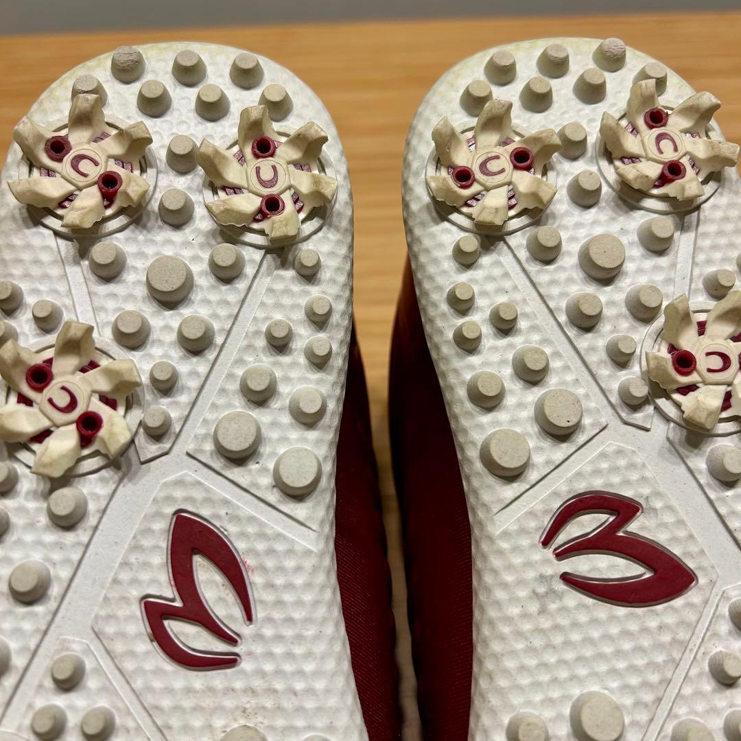 パーリーゲイツ　マスターバニーエディション　ゴルフシューズ　レッド　24cm