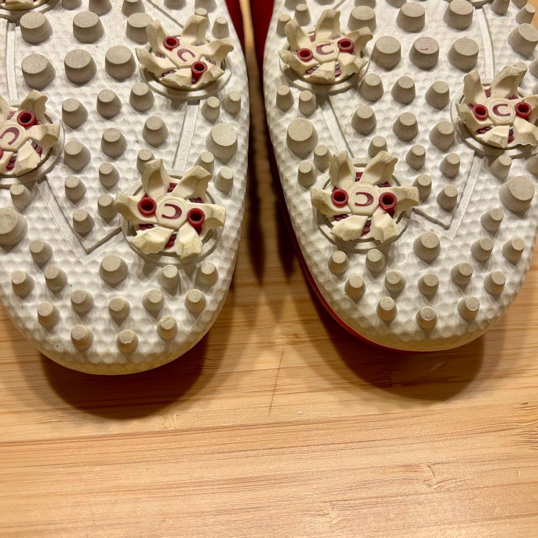 パーリーゲイツ　マスターバニーエディション　ゴルフシューズ　レッド　24cm