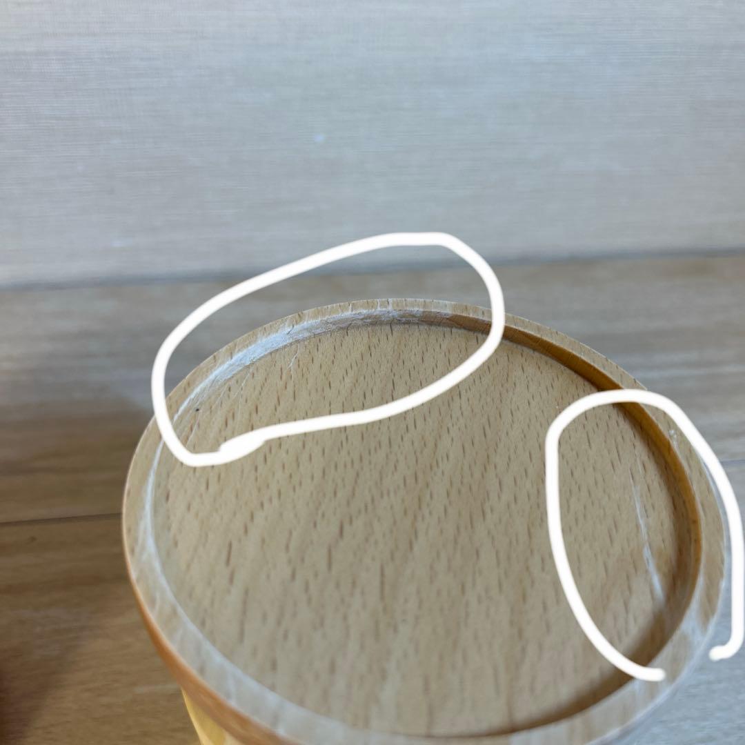 ルクルーゼ キャニスター シリンダージャー 木製蓋付き 3個セット