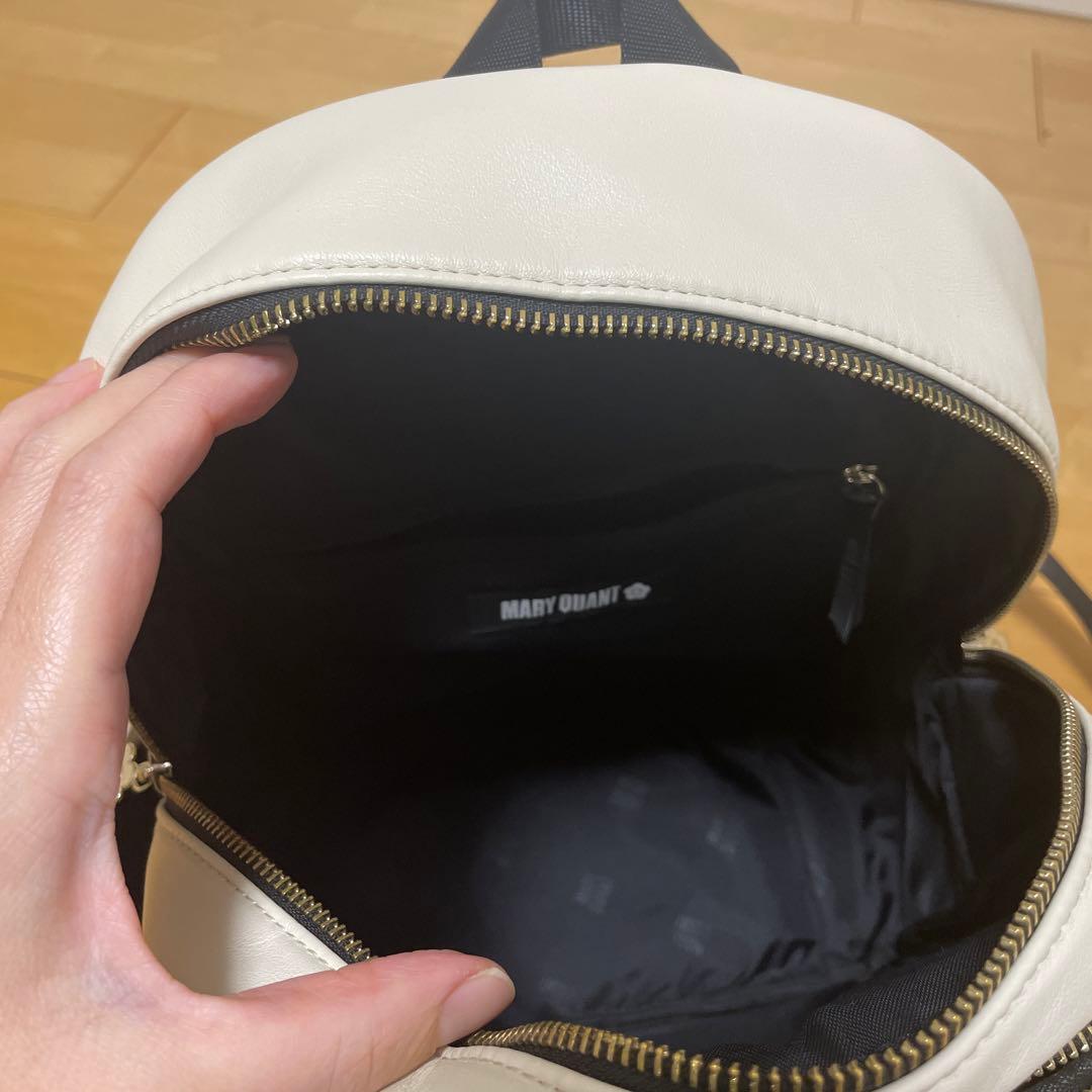 MARY QUANT ホワイトリュック